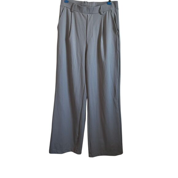 Halara Flex High Waisted Pocket Work Comfort Pants Grey S - Picture 1 of 10